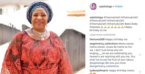 Fausat Balogun birthday photos